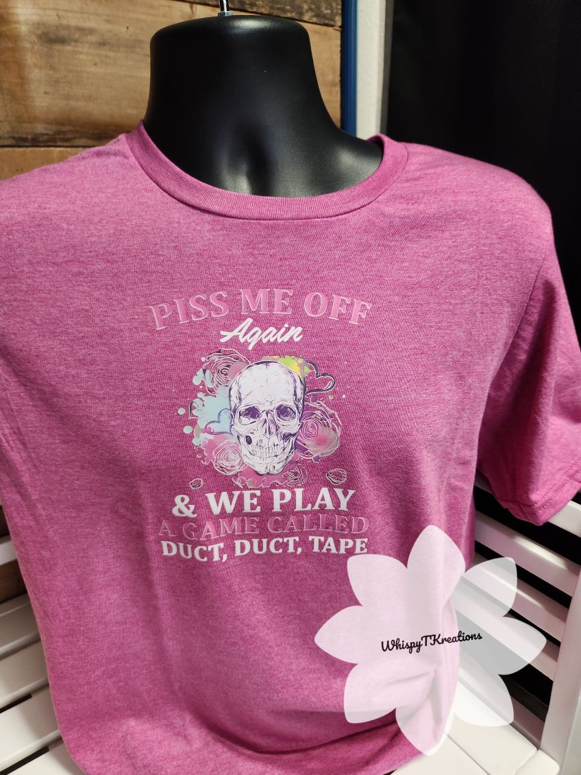"Duct, Duct, Tape" Skull Tee